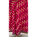Pink Gopi Skirt with attractive border and full lining