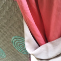 Designer fully embroidered Unstitched Cotton, 3 pcs Salwar Suit fabric with Two Tone Dupatta